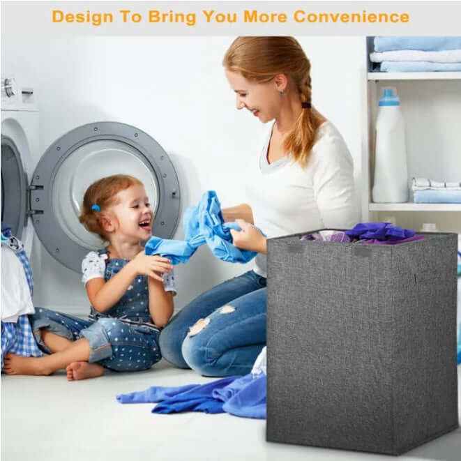 Collapsible Laundry Hamper: The Essential Space-Saver for Your Bedroom and Bathroom - Nook & Nest