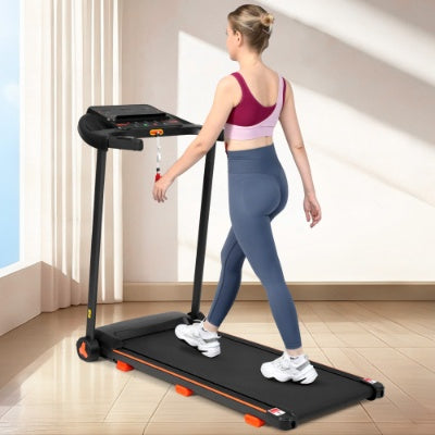 NEW Treadmills For Home, 2.5HP Quiet Folding Treadmill With Heart Rate Sensor, 300lbs Weight Capacity, 7.5MPH, Incline Treadmill With USB Charge Station Bluetooth Speaker, 6 Shock-Absorbing - Nook & Nest