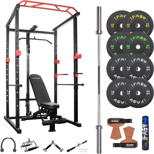 Transform Your Workout: Home Gym Multi-functional Power Cage - Nook & Nest