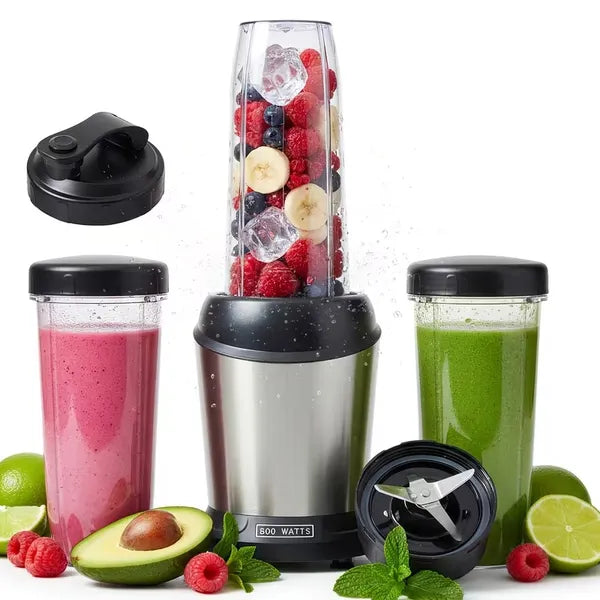 Moothie Blender, Countertop Blender 1200W For Kitchen With 23 34 60oz BPA-Free Portable Cups, Professional Smoothie Maker With Four Programs For Shakes, Sauces, Juice And Ice Crushing - Nook & Nest