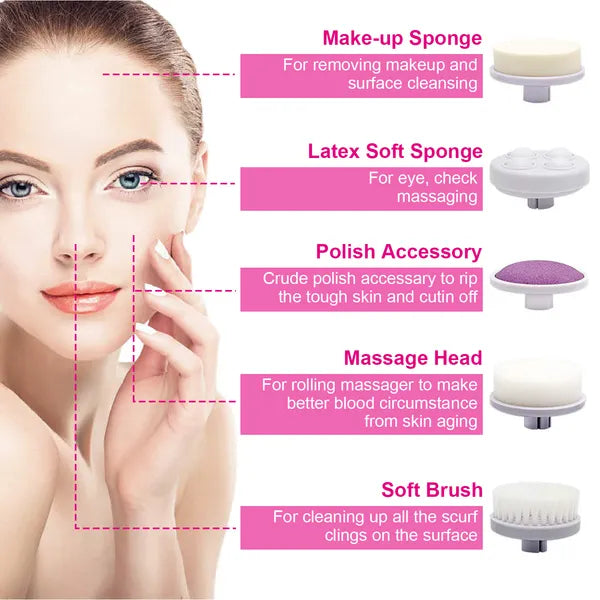 Waterproof Facial Cleansing Brush: Your At-Home Spa Experience - Nook & Nest