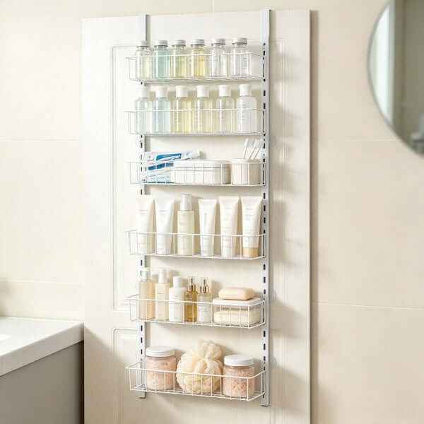 Maximize Your Space with Our 6-Tier Over-the-Door Pantry Organizer - Nook & Nest
