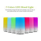 Mini Cool Mist Humidifier with Timer and 7-Color Light - Nook & Nest