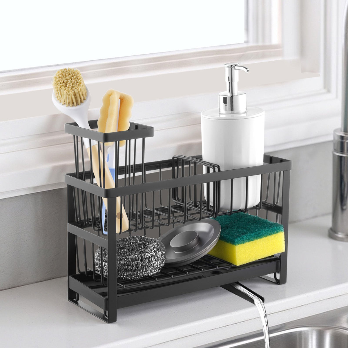 Elevate Your Space with Our Kitchen Sink Caddy Organizer - Nook & Nest
