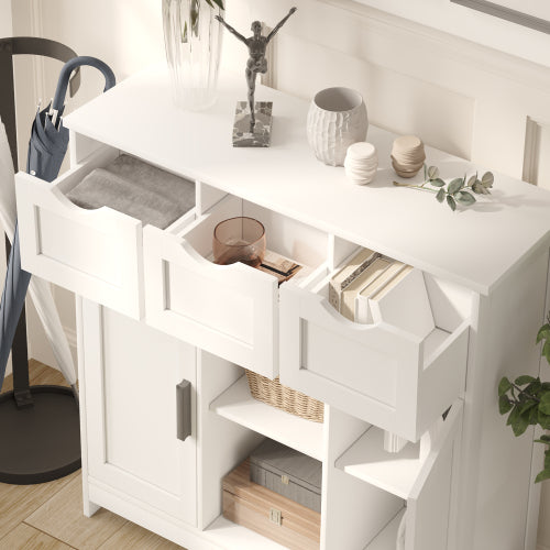 Stylish Wooden Storage Cabinet with Drawers for Effortless Organization - Nook & Nest