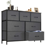 Tall Fabric Storage Tower with Drawers, Multiple Colors - Nook & Nest