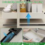 Pull-Out Spice Rack Organizer – 2-Piece Pack, S/M/L - Nook & Nest