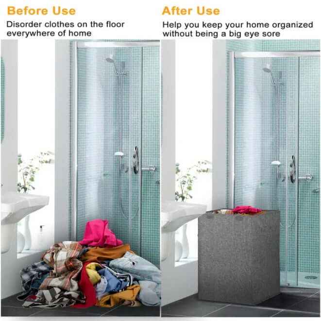 Collapsible Laundry Hamper: The Essential Space-Saver for Your Bedroom and Bathroom - Nook & Nest