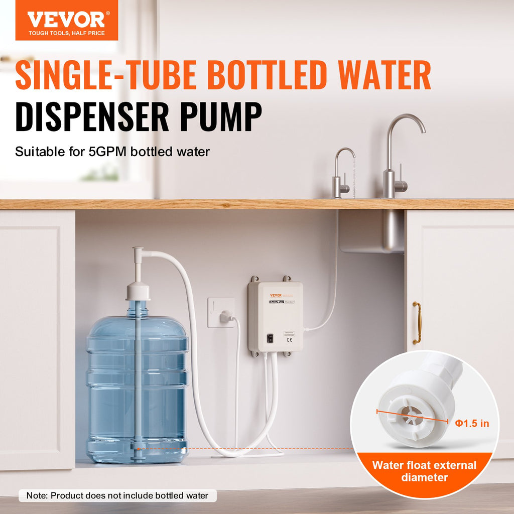 Electric Water Pump Dispenser for 5 Gallon Bottles - Automatic & Versatile - Nook & Nest