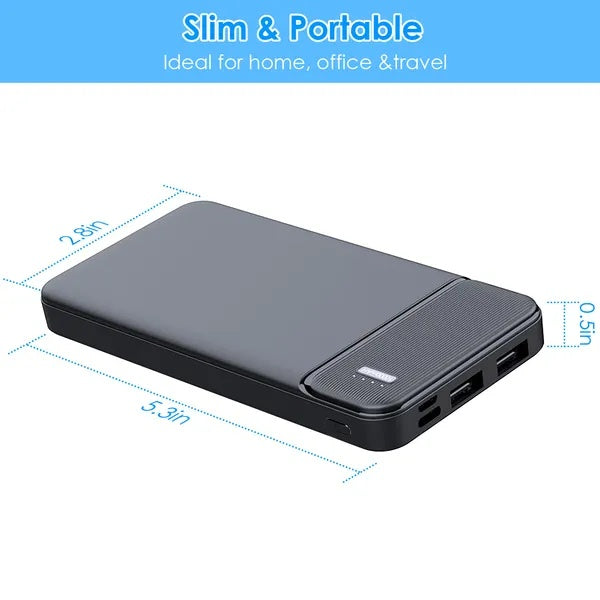 Power Bank Portable Phone Charger For Home Office Travel External - Nook & Nest