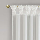 Blackout Curtain Panel – 50″×95″, Twist Tab Top, White, Sold Individua - Nook & Nest