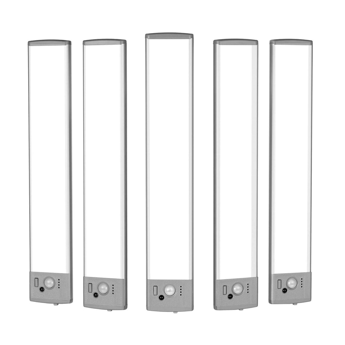Illuminate Your Space with Motion Sensor LED Under Cabinet Lights – 5 Pack, Battery Operated - Nook & Nest