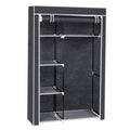 Portable Closet Organizer - 64" Wardrobe Storage Solution for Small Spaces - Nook & Nest