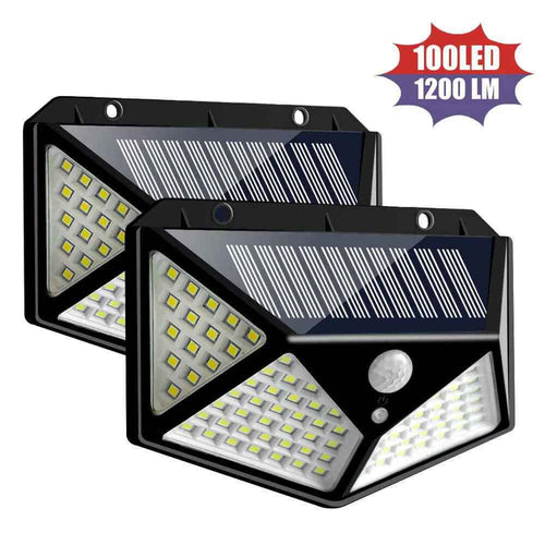 100-Lamp Motion-Sensor Solar Outdoor Lights - Nook & Nest