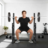 Adjustable Squat Rack – 660lbs, Multi-Functional Bench Press