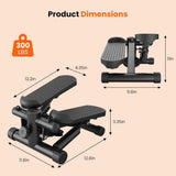 Transform Your Workout with the Mini Stepper with Resistance Bands - Nook & Nest