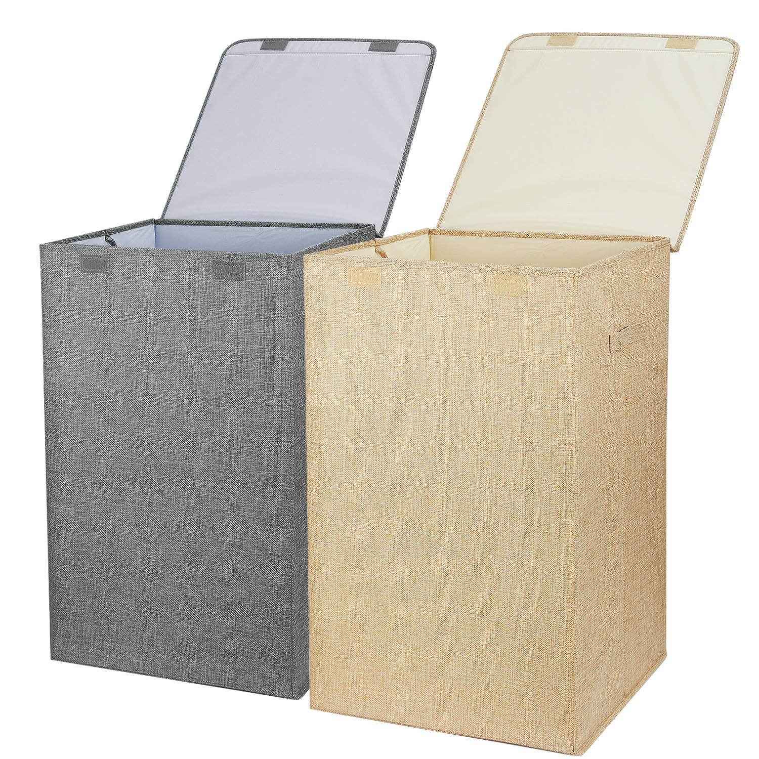 Ultimate Foldable Laundry Hamper with Lid – Keep Your Space Tidy & Organized - Nook & Nest