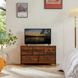 Tall Fabric Storage Tower with Drawers, Multiple Colors - Nook & Nest