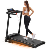 Home Use Foldable Treadmill 2.5HP 2.5HP Heavy-duty APP Controlled Fitness Walking Machine - Nook & Nest