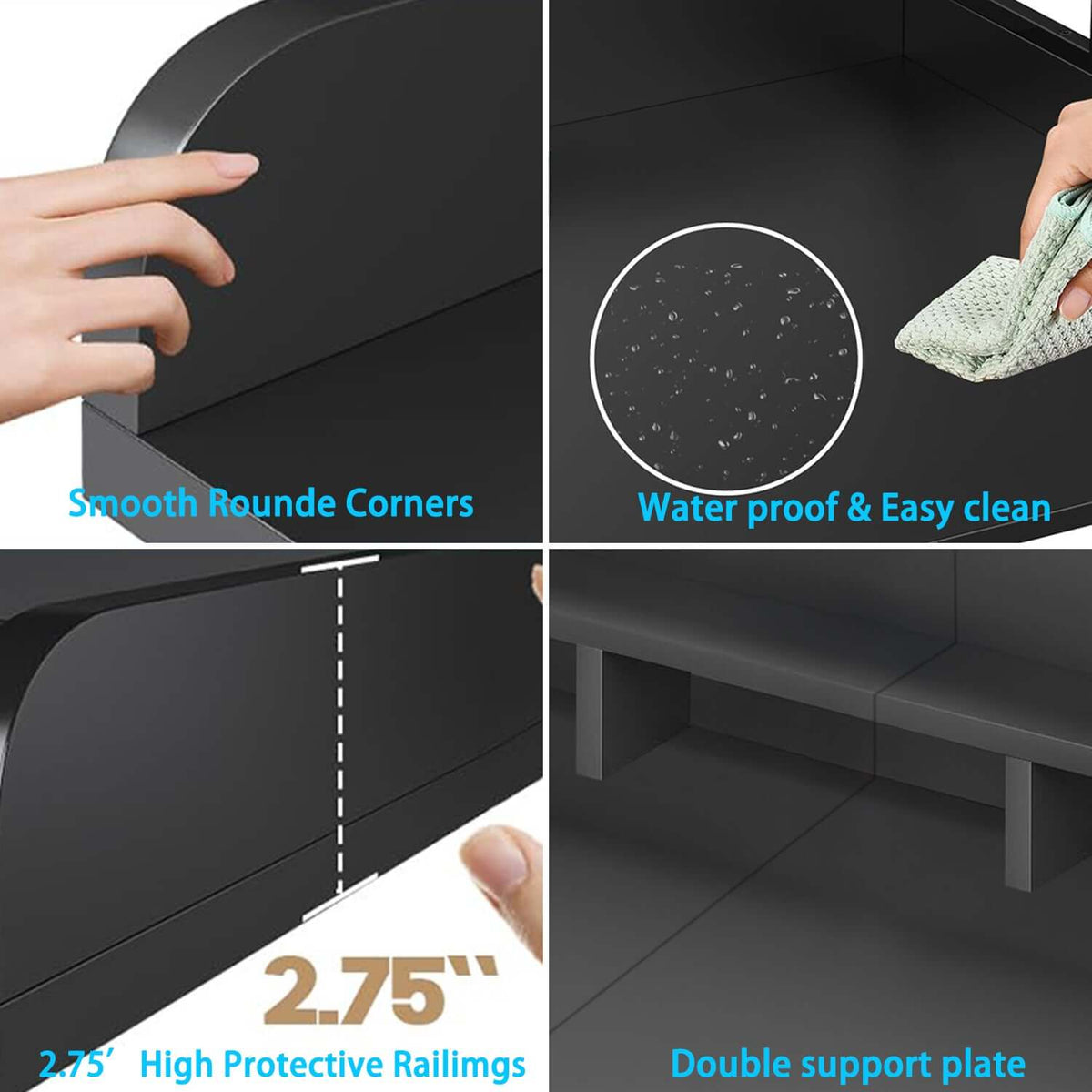 Elevate Your Laundry Space with Our Washer Dryer Countertop Shelf - Nook & Nest