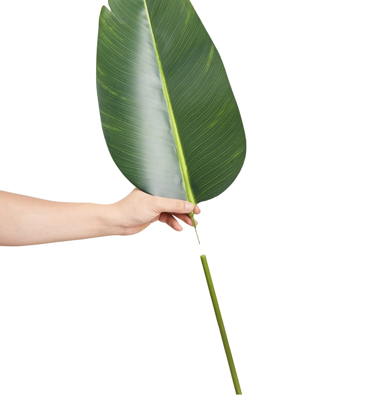 Birds Of Paradise Tree, 5 FT Tall Plant, PE Material & Anti-Tip Tilt Protection Low-Maintenance Plant, Lifelike Green Tree For Home Office Warehouse Decor Indoor Outdoor - Nook & Nest
