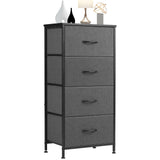 5-Drawer Dresser Chest, Metal Frame And Wood Top - Nook & Nest