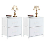 5-Drawer Dresser – Metal Frame and Wood Top