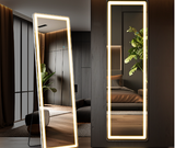 3 Color Lighting Mirror With LED Lights - Nook & Nest