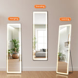 3 Color Lighting Mirror With LED Lights - Nook & Nest