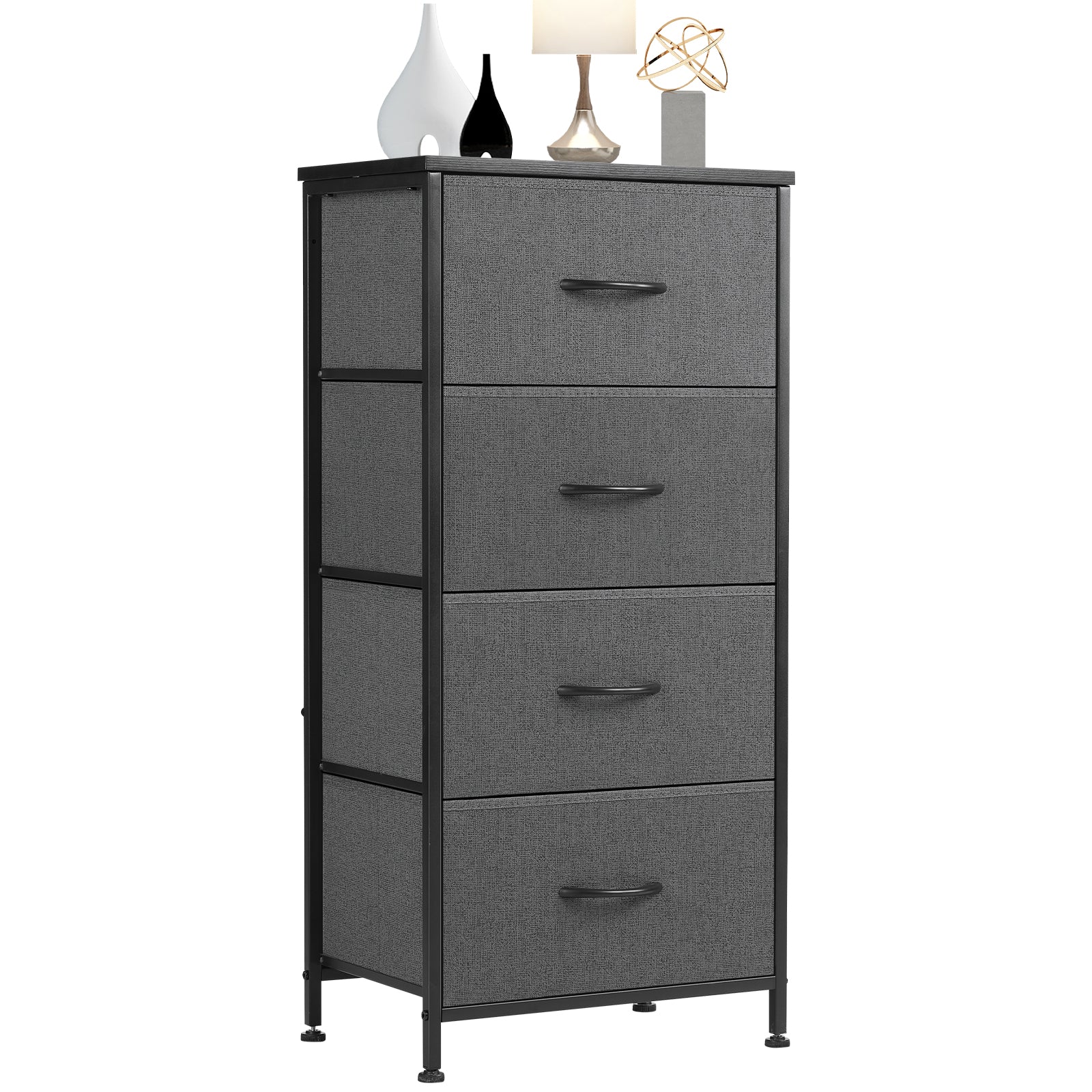 5-Drawer Dresser Chest, Metal Frame And Wood Top - Nook & Nest