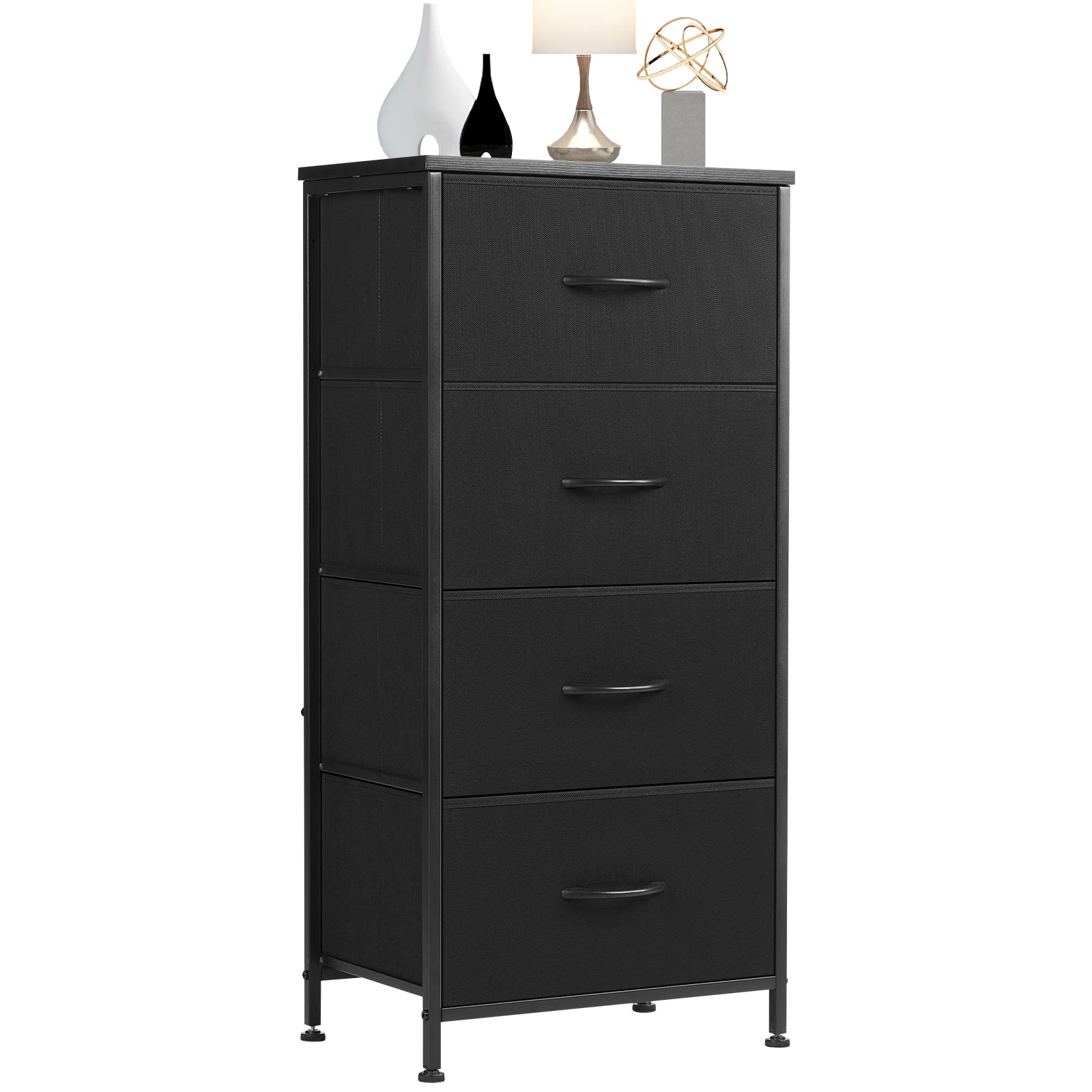 5-Drawer Dresser Chest, Metal Frame And Wood Top - Nook & Nest
