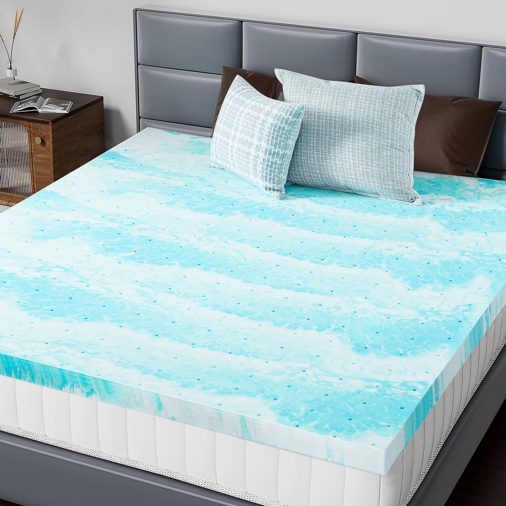Discover Ultimate Comfort with Our Cooling Gel Memory Foam Bed Topper - Nook & Nest
