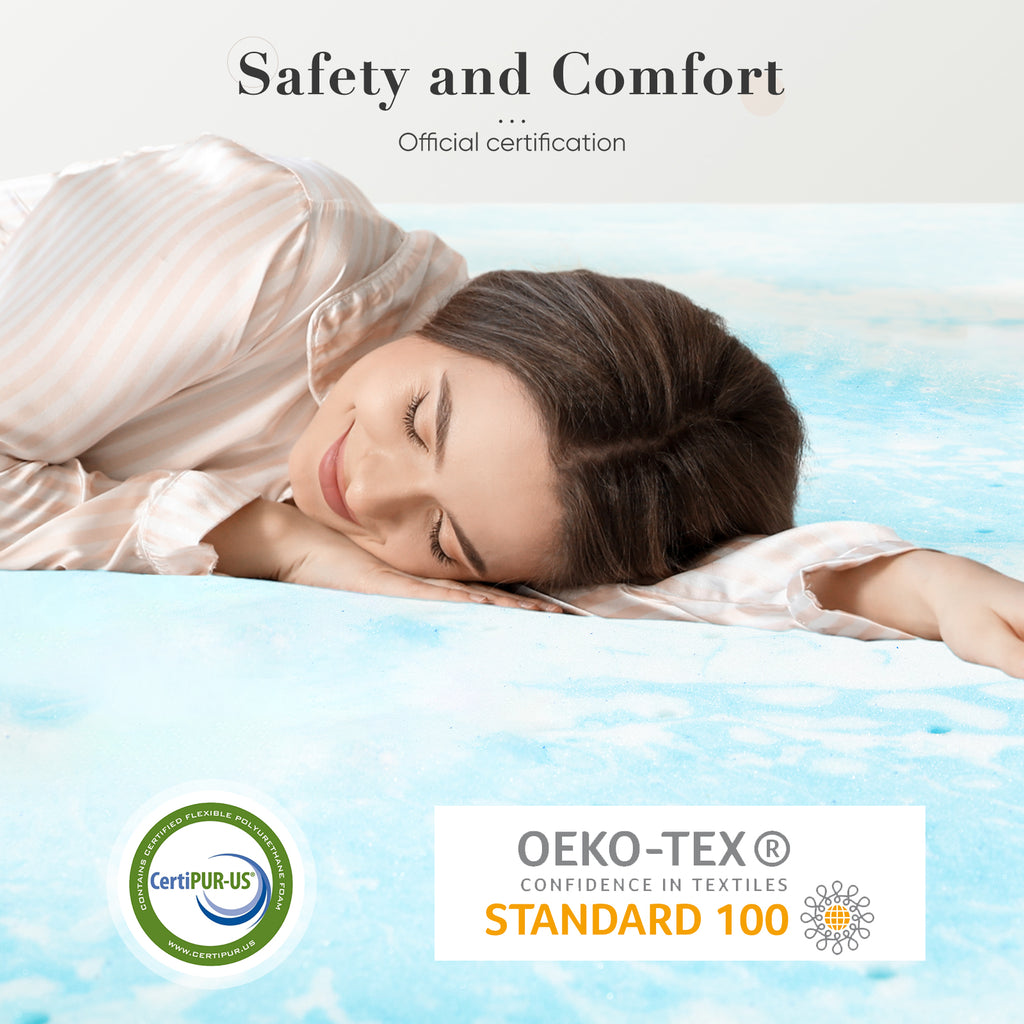 Discover Ultimate Comfort with Our Cooling Gel Memory Foam Bed Topper - Nook & Nest
