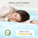 Discover Ultimate Comfort with Our Cooling Gel Memory Foam Bed Topper - Nook & Nest