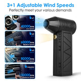 Cordless Electric Air Duster with LED Light - Nook & Nest
