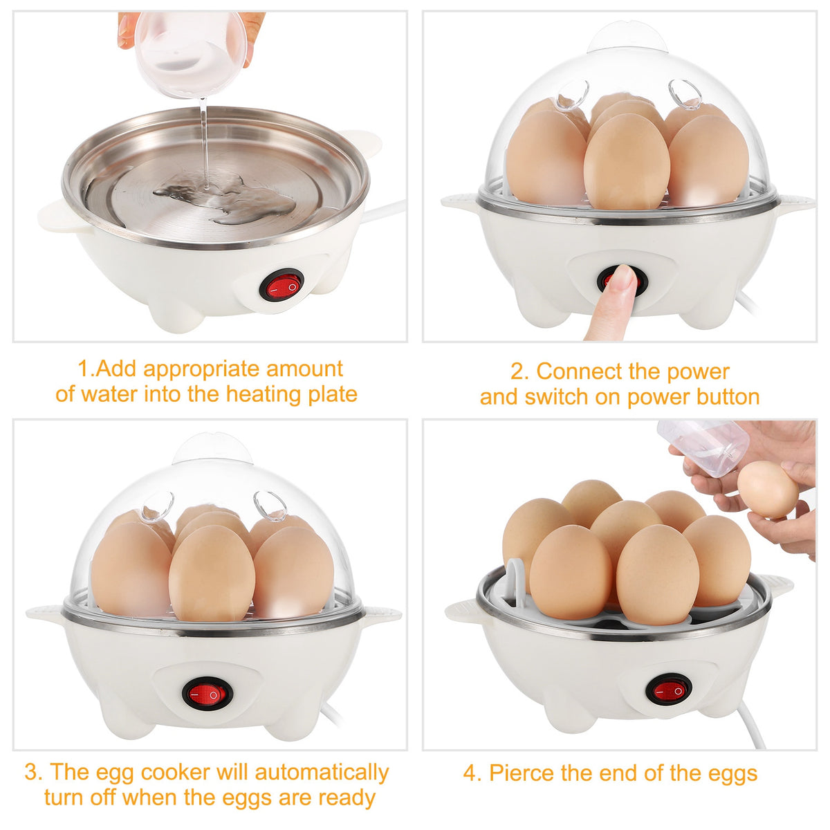 Electric Egg Cooker for Healthy Breakfast: Quick & Easy Meal Prep - Nook & Nest