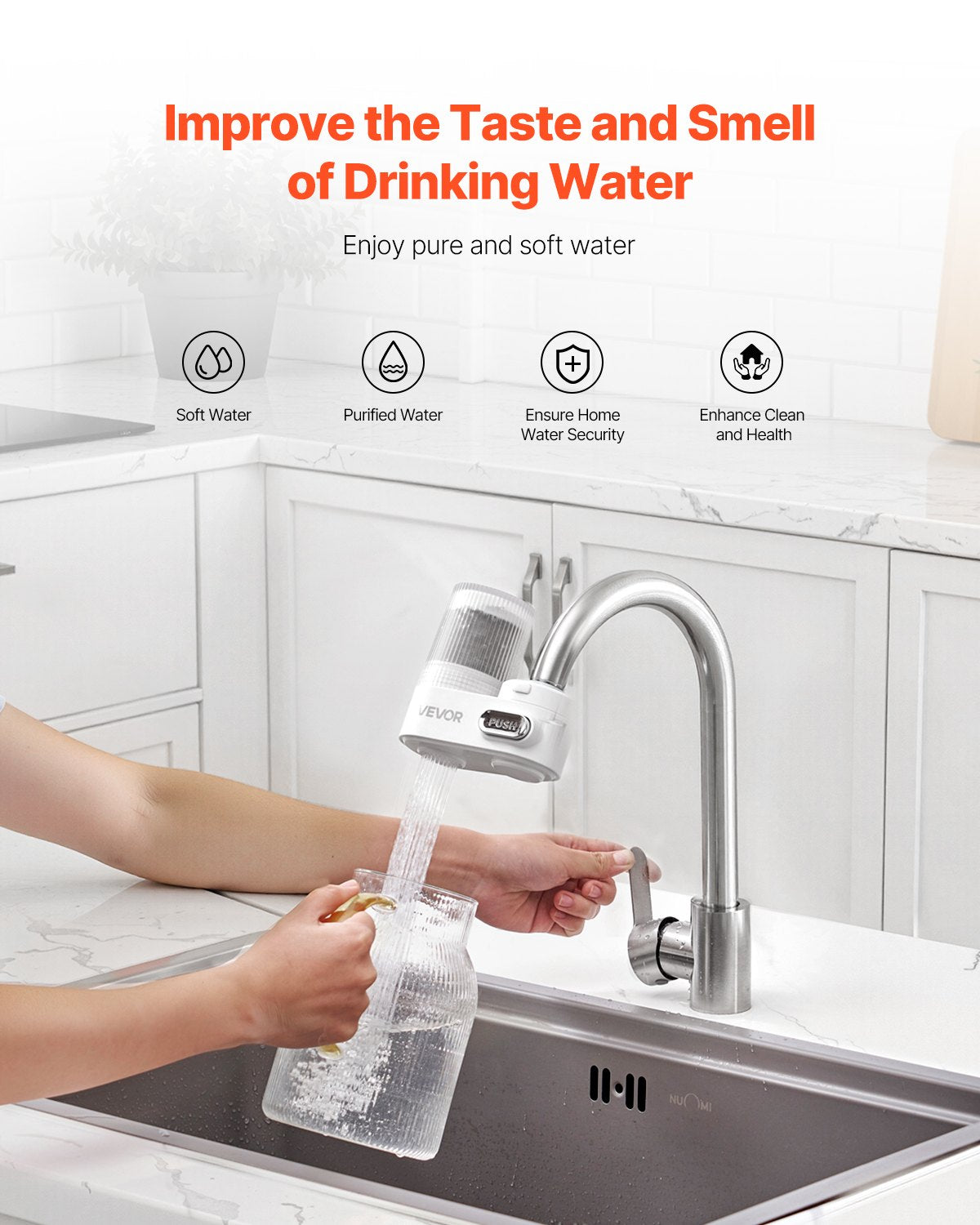 Transform Your Kitchen with Our Easy-to-Install Faucet Mounted Water Filter - Nook & Nest