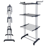 Foldable Laundry Drying Rack with Wheels - Nook & Nest