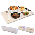 Food Warming Mat 23.6X15.8In 300W Fast Heating Electric Silicone Food Warmer With 14 Temp Levels 10Hrs Timer Settings Roll-Up Portable Hot Plates Heat Pad For Parties Buffet - Nook & Nest