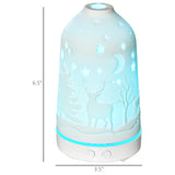 100 ml Ultrasonic Aroma Diffuser with 7 LED Colors - Nook & Nest