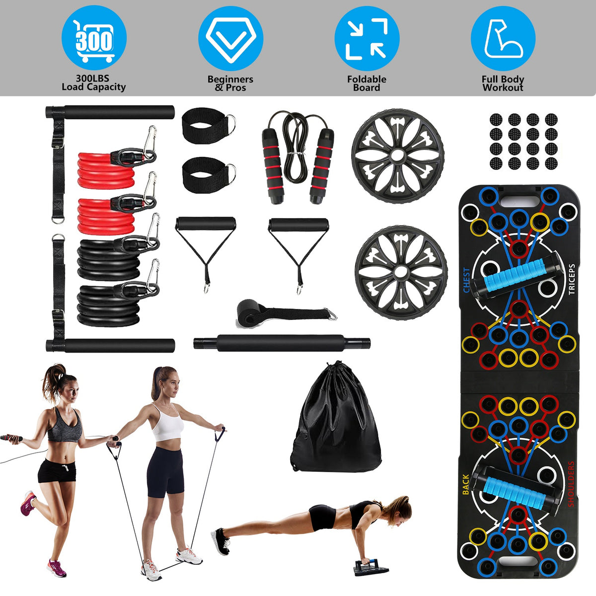 Transform Your Home Workouts with the Multifunctional Push Up Board – Your All-in-One Strength Training Solution - Nook & Nest