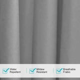 Gray Thermal Blackout Curtain Panel, 50 × 108 in - Nook & Nest