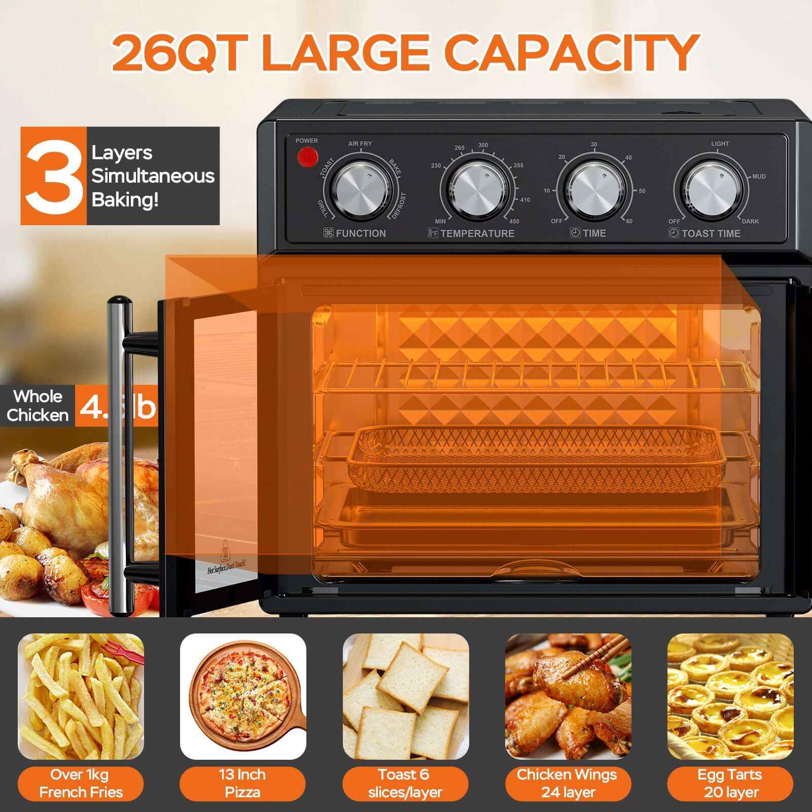 Transform Your Kitchen with the Versatile Air Fryer Convection Toaster Oven - Nook & Nest