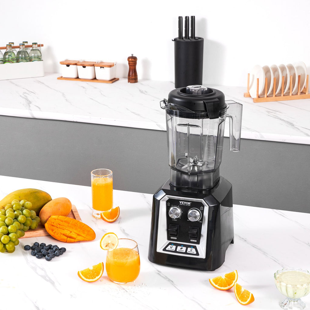 Professional Commercial Blender for Smoothies, Shakes & Frozen Drinks - 68 Oz Stainless Steel Masterpiece - Nook & Nest