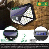 100-Lamp Motion-Sensor Solar Outdoor Lights - Nook & Nest