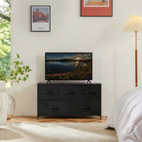 Tall Fabric Storage Tower with Drawers, Multiple Colors - Nook & Nest