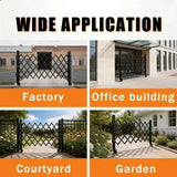Expandable Rolling Security Gate – Scissor Accordion Design, Locking C - Nook & Nest
