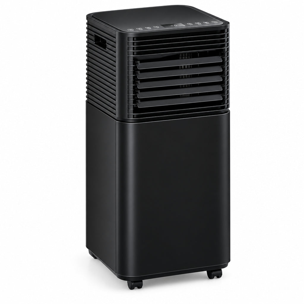 Black 8, 000 BTU Portable Air Conditioner, 3-in-1 - Nook & Nest