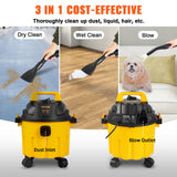 Wet Dry Vac: Versatile 2.6 Gallon Shop Vacuum for Effortless Cleaning - Nook & Nest