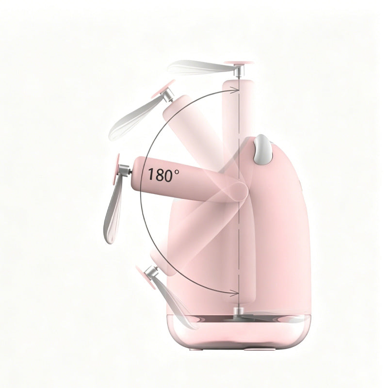 Stay Cool Anywhere with Our Portable Spray Cooling Fan - Nook & Nest